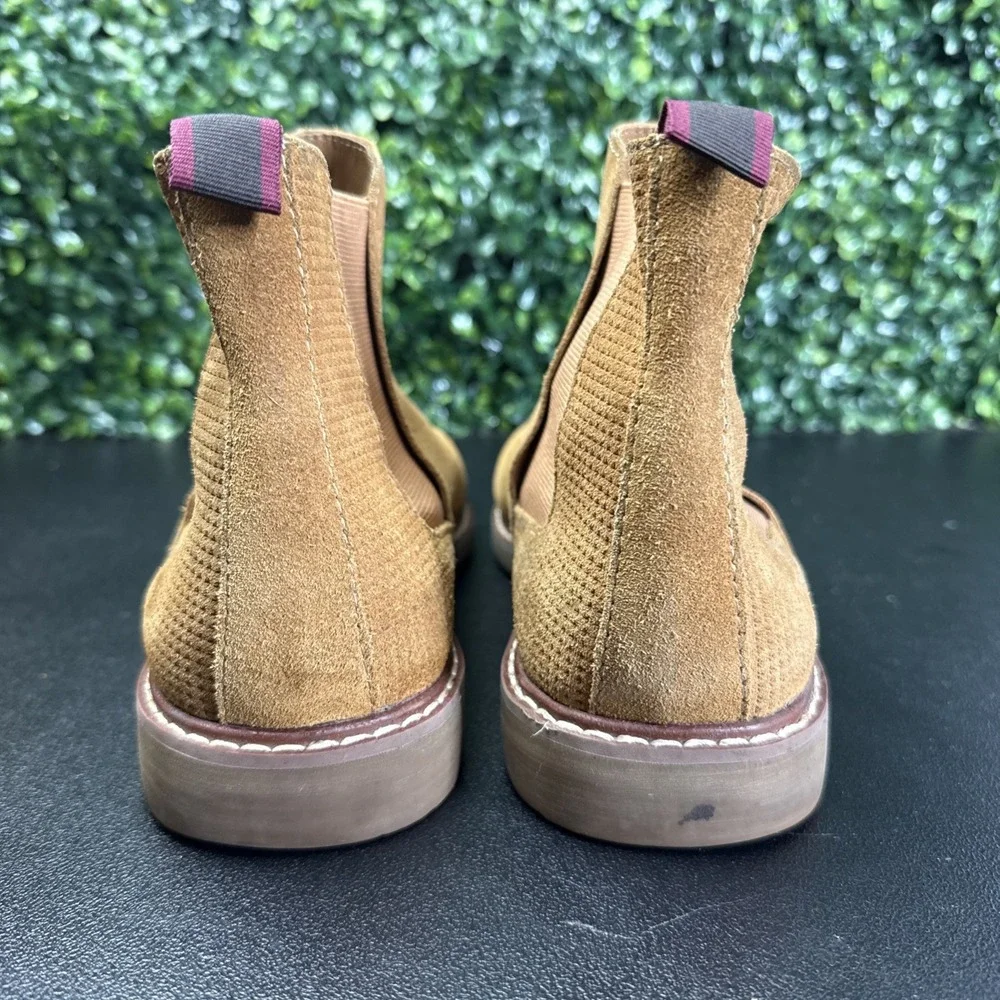 Steve Madden Men's Highline Suede Chelsea Boot, Sand Suede, 9M